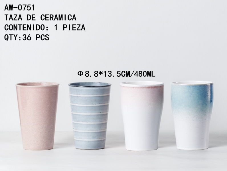 [AW-0751]VASO DE CERAMICA 