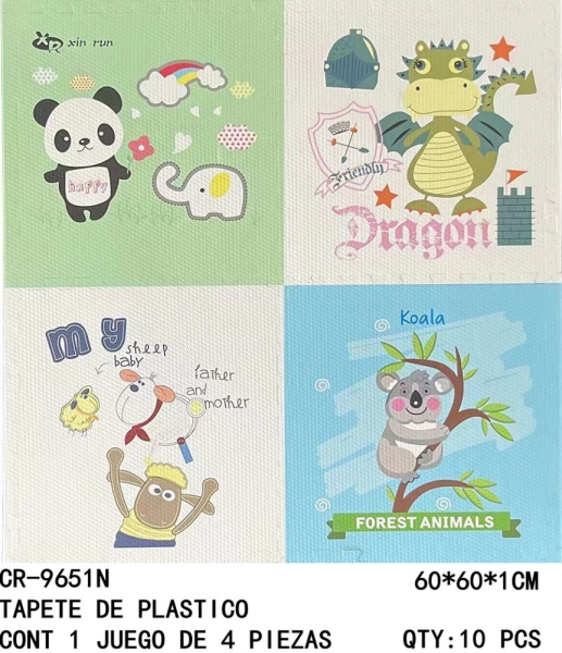 [CR-9651N]TAPETE DE PLASTICO 