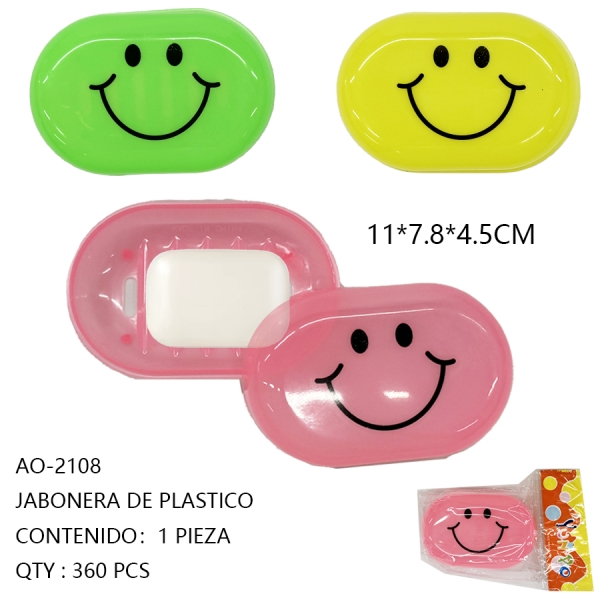 [AO-2108]JABONERA DE PLASTICO 