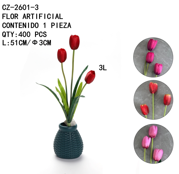 [CZ-2601-3]FLOR ARTIFICIAL 