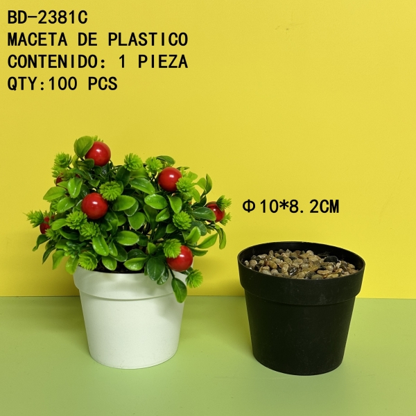 [BD-2381C]MACETA DE PLASTICO 
