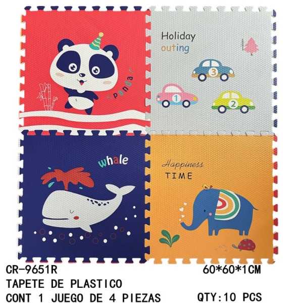[CR-9651R]TAPETE DE PLASTICO 