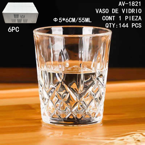 [AV-1821]VASO DE VIDRIO 