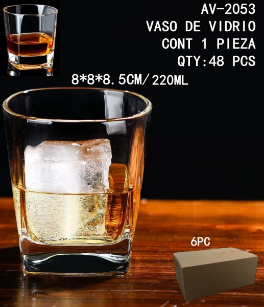 [AV-2053]VASO DE VIDRIO 