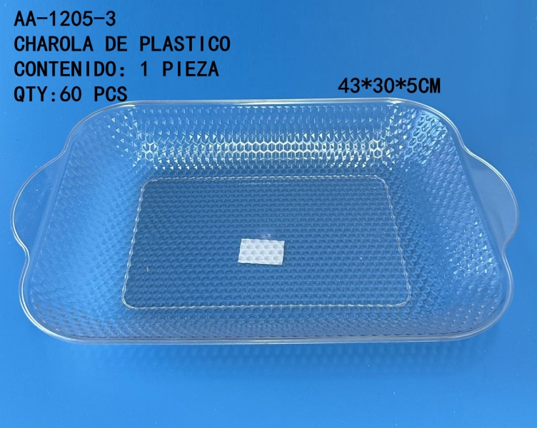 [AA-1205-3]CHAROLA DE PLASTICO 
