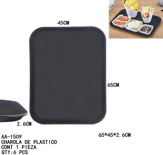 [AA-1509]CHAROLA DE PLASTICO 