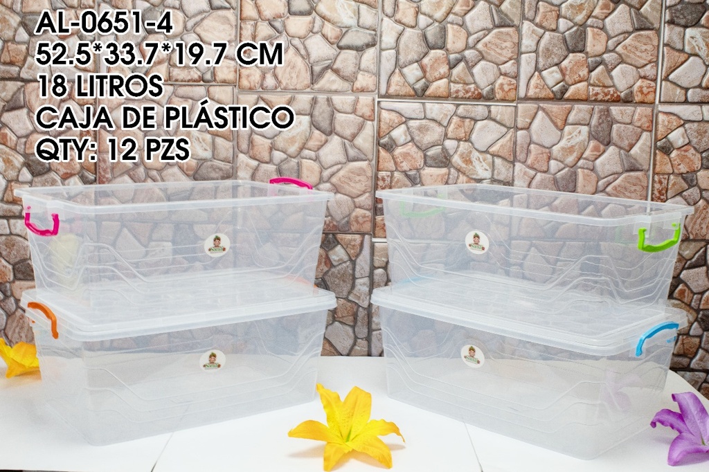 [AL-0651-4]CAJA DE PLASTICO