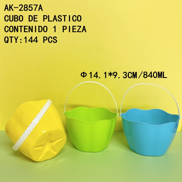 [AK-2857A]CUBO DE PLASTICO 