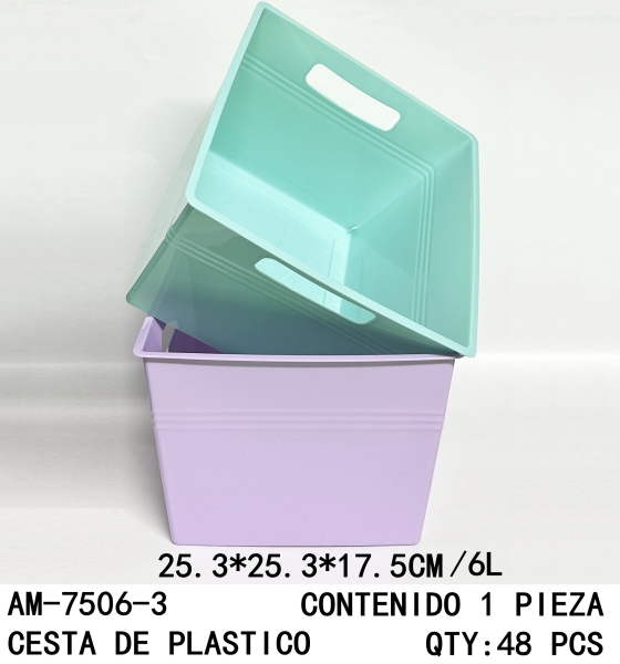 [AM-7506-3]CESTA DE PLASTICO 