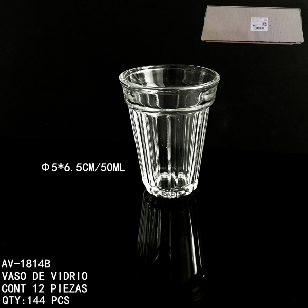 [AV-1814B]VASO DE VIDRIO 