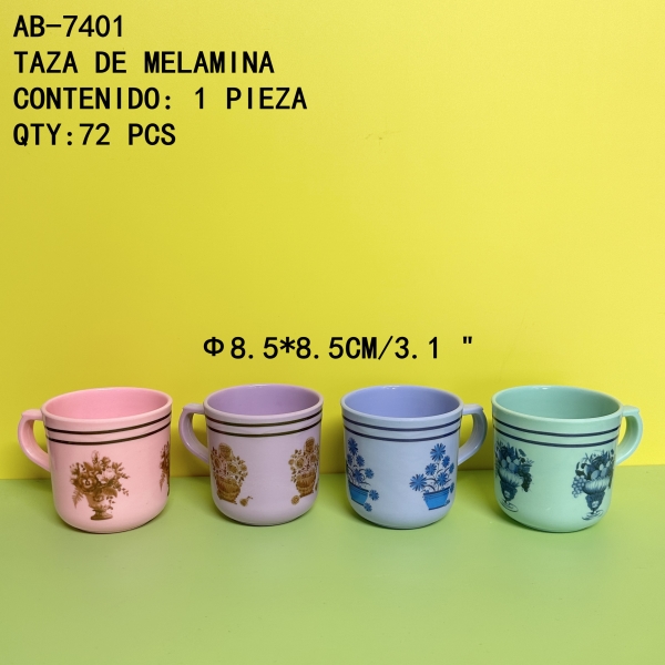 [AB-7401]TAZA DE MELAMINA 