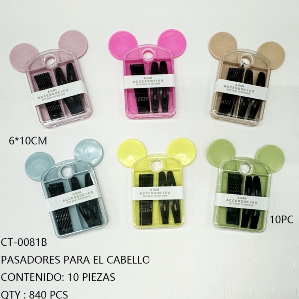 [CT-0081B]PASADORES PARA EL CABELLO 