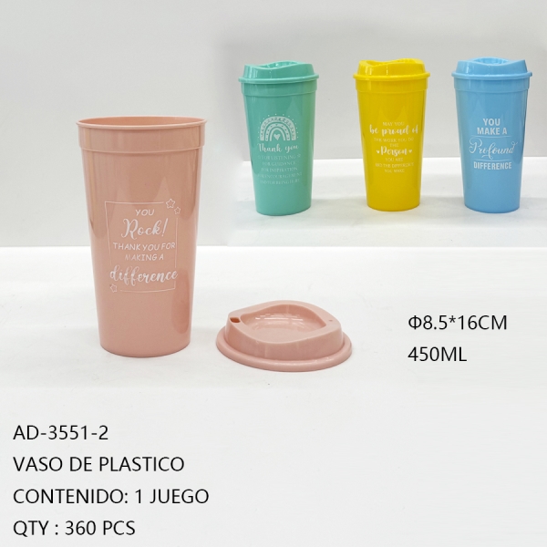 [AD-3551-2] VASO DE PLASTICO 