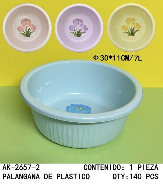 [AK-2657-2] PALANGANA DE PLASTICO 