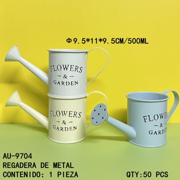 [AU-9704] REGADERA DE METAL 
