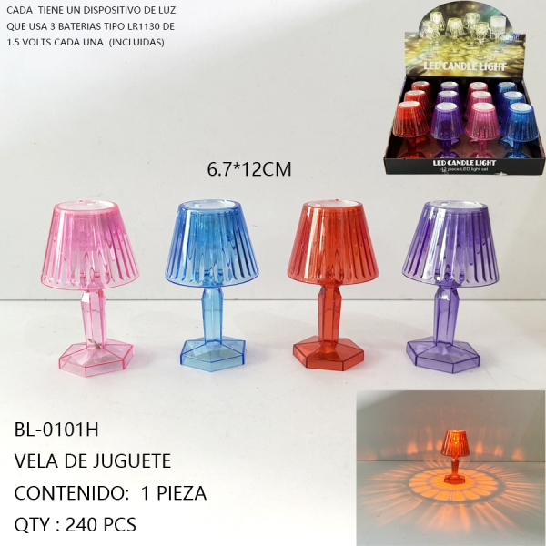 [BL-0101H]VELA DE JUGUETE 