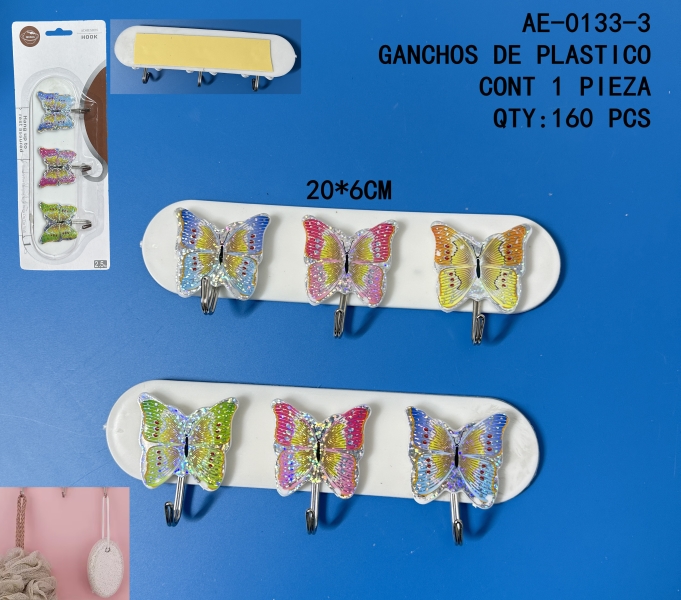 [AE-0133-3] GANCHOS DE PLASTICO 