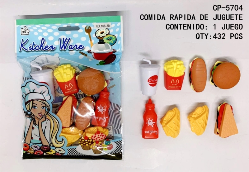 [CP-5704] COMIDA RAPIDA DE JUGUETE 