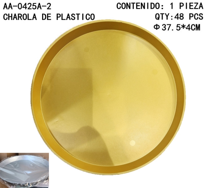 [AA-0425A-2] CHAROLA DE PLASTICO 