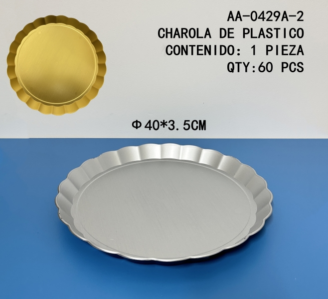 [AA-0429A-2] CHAROLA DE PLASTICO 