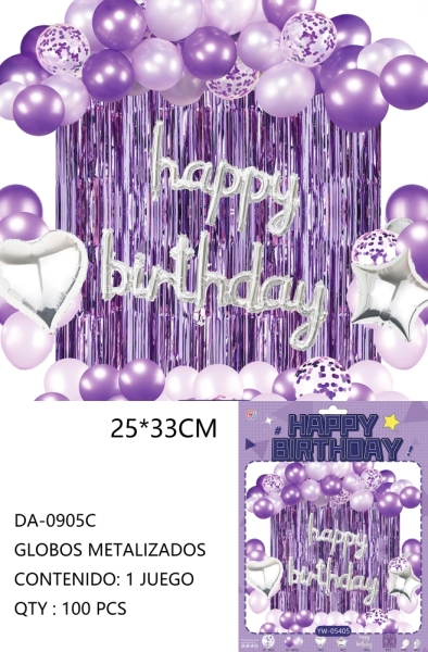 [DA-0905C] GLOBOS METALIZADOS 
