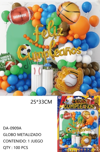 [DA-0909A] GLOBO METALIZADO 