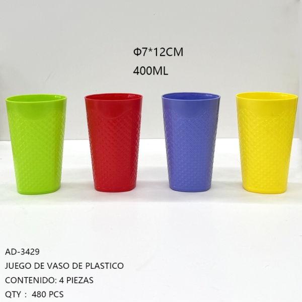 [AD-3429] JUEGO DE VASO DE PLASTICO 