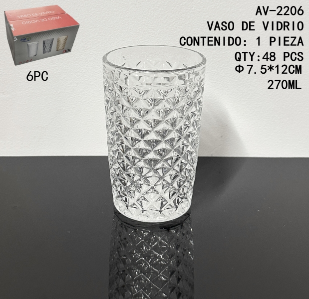 [AV-2206] VASO DE VIDRIO 