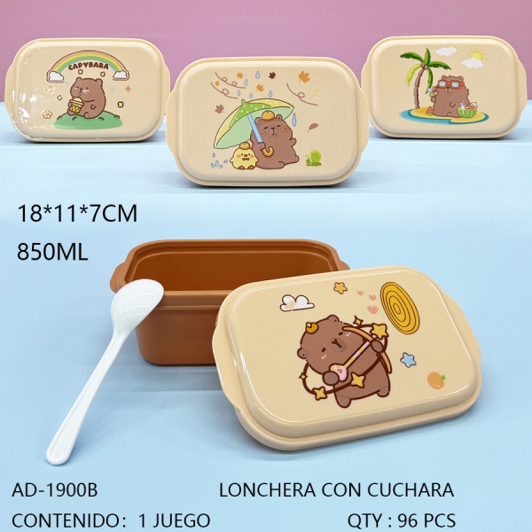 [AD-1900B] LONCHERA CON CUCHARA 