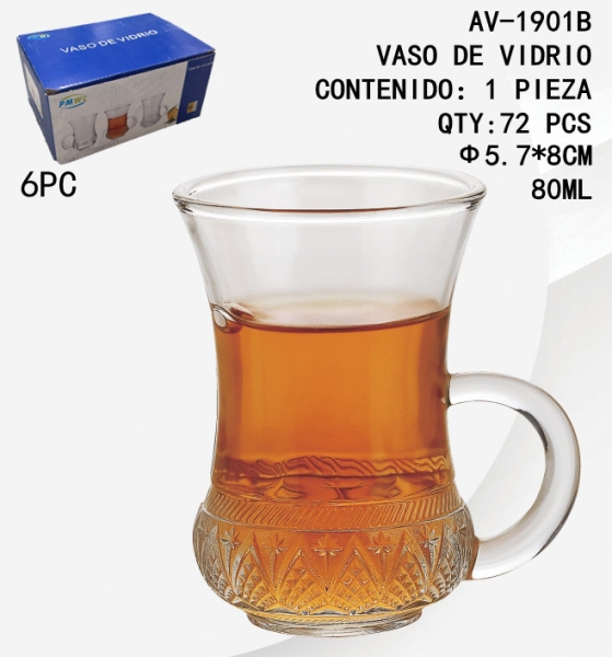 [AV-1901B] VASO DE VIDRIO 