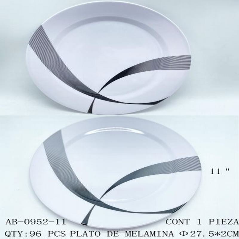 [AB-0952-11] PLATO DE MELAMINA