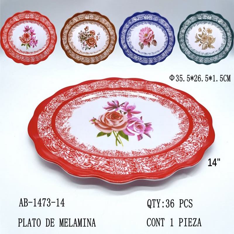 [AB-1473-14] PLATO DE MELAMINA