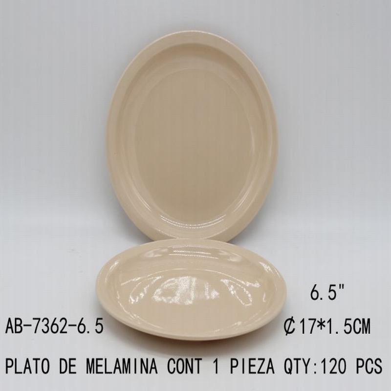 [AB-7362-6.5] PLATO DE MELAMINA