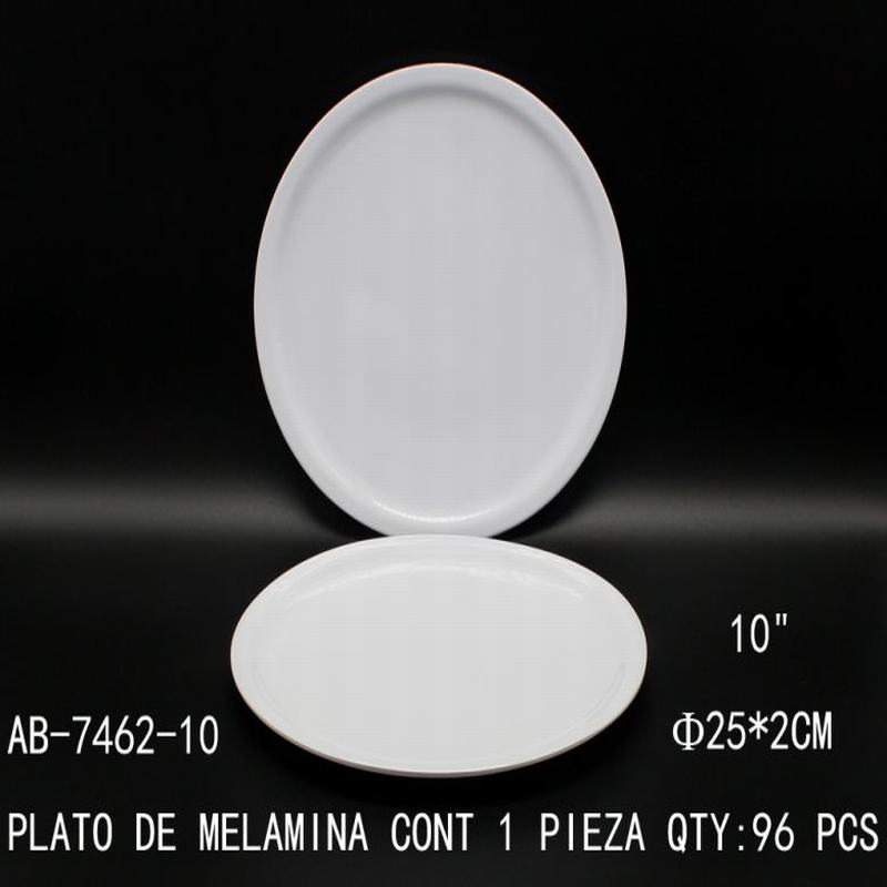 [AB-7462-10] PLATO DE MELAMINA