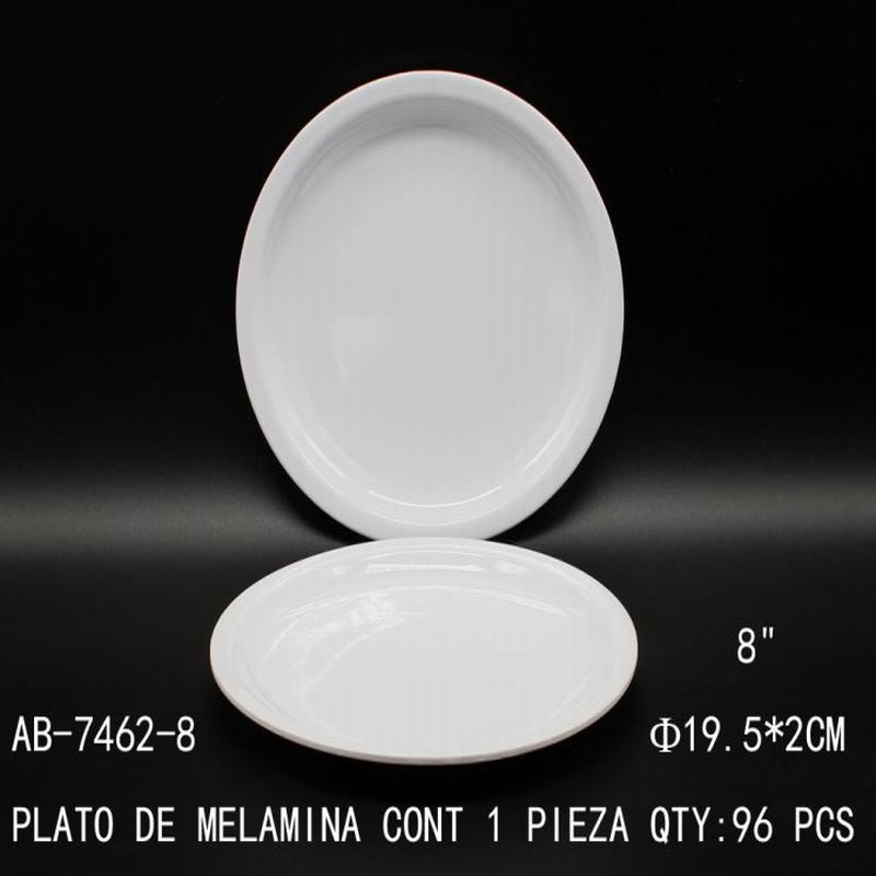 [AB-7462-8] PLATO DE MELAMINA