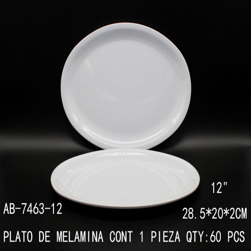 [AB-7463-12] PLATO DE MELAMINA