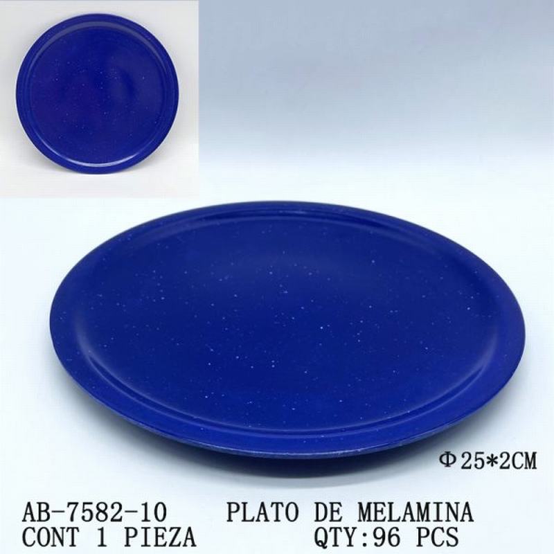 [AB-7582-10] PLATO DE MELAMINA
