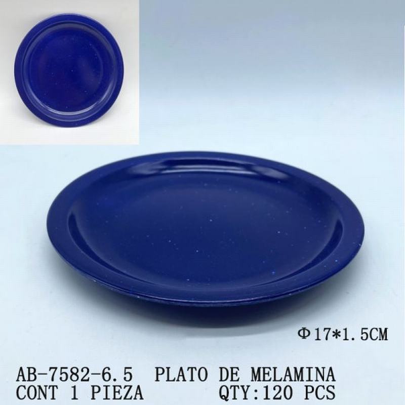 [AB-7582-6.5] PLATO DE MELAMINA