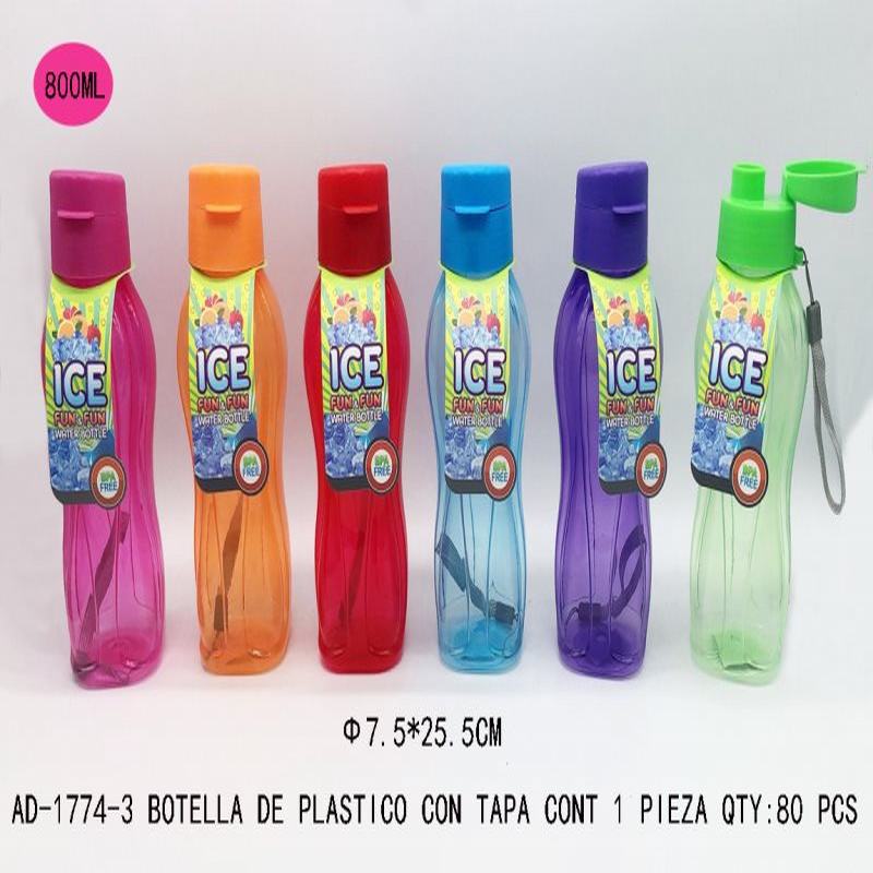 [AD-1774-3] BOTELLA DE PLASTICO CON TAPA