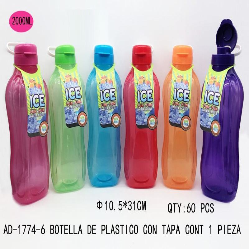 [AD-1774-6] BOTELLA DE PLASTICO CON TAPA