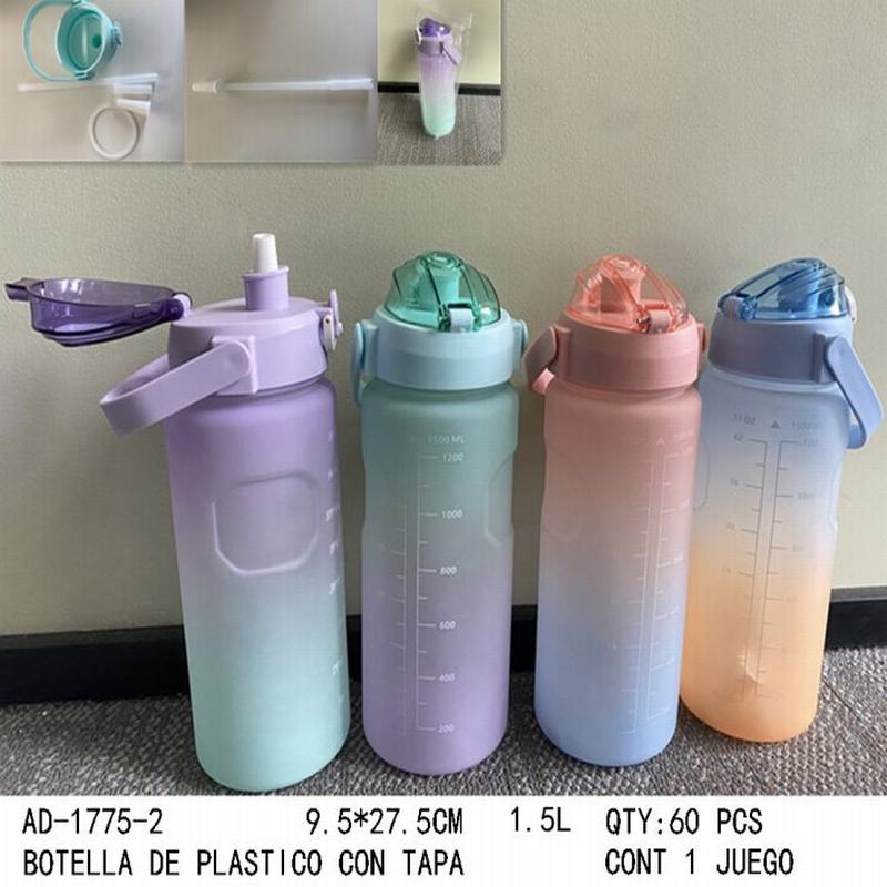 [AD-1775-2] B-BOTELLA DE PLASTICO CON TAPA