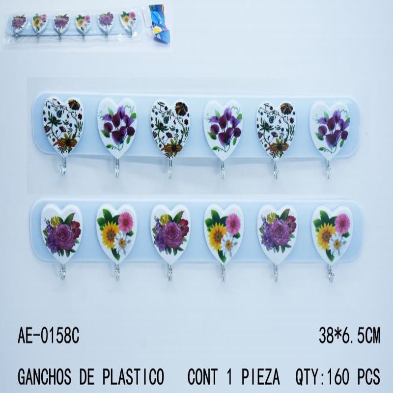 [AE-0158C] GANCHOS DE PLASTICO