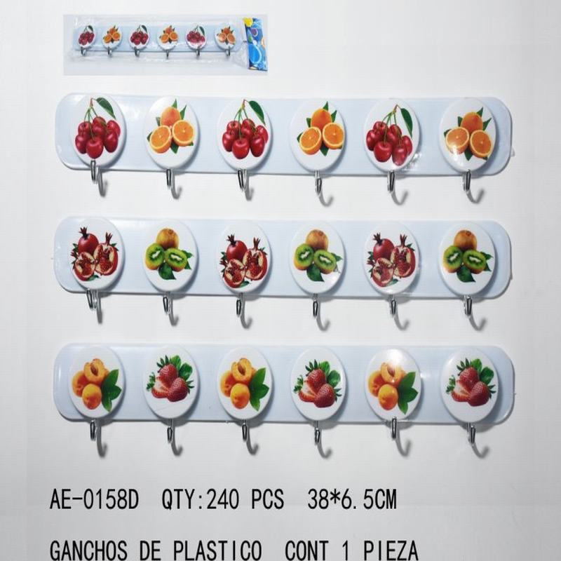 [AE-0158D] GANCHOS DE PLASTICO