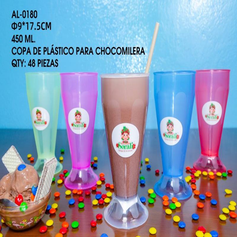 [AL-0180] COPA DE PLASTICO PARA CHOCOMILERA
