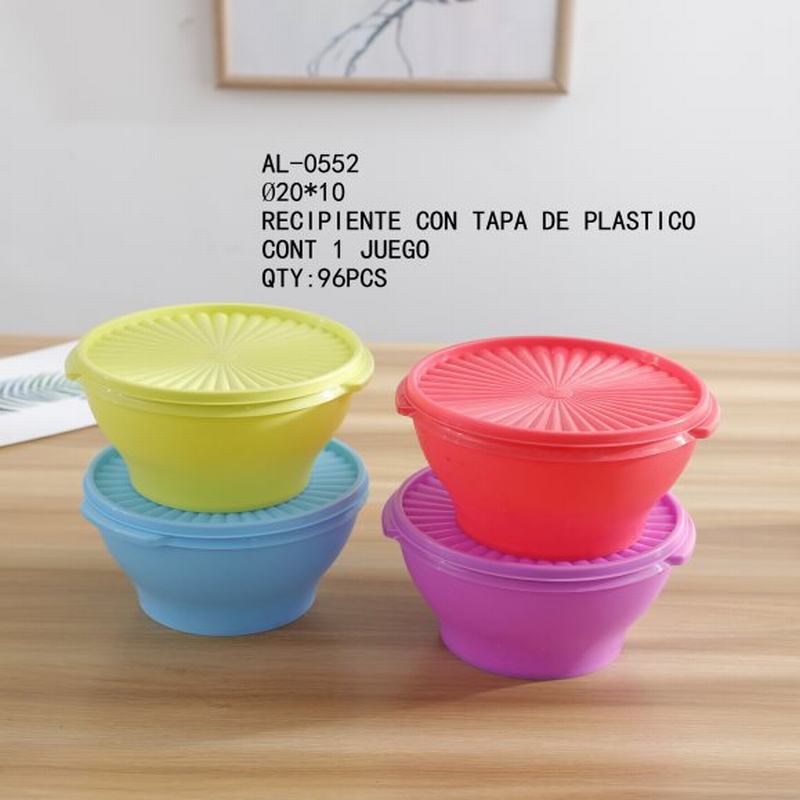 [AL-0552] RECIPIENTE CON TAPA DE PLASTICO