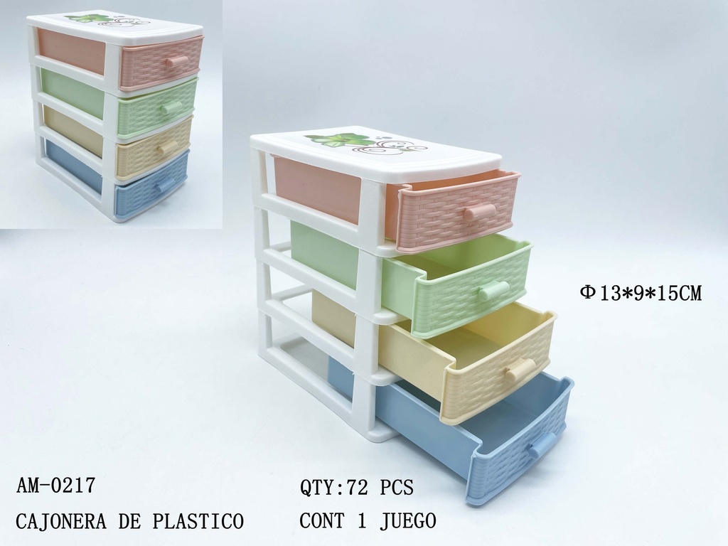 [AM-0217] CAJONERA DE PLASTICO