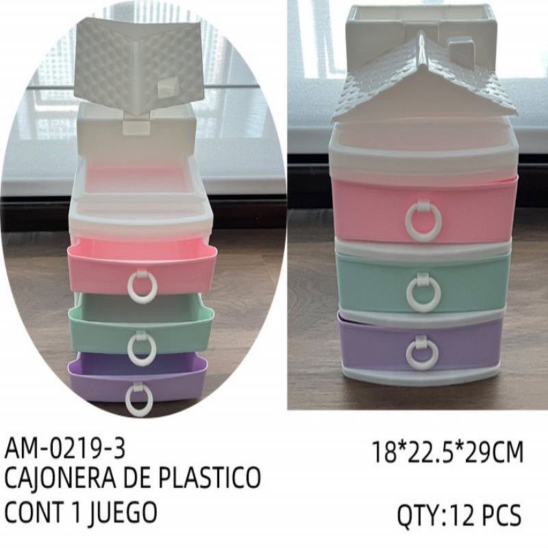 [AM-0219-3] CAJONERA DE PLASTICO