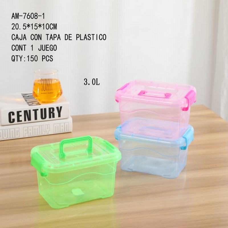 [AM-7608-1] CAJA CON TAPA DE PLASTICO