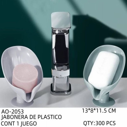 [AO-2053 [300 PZS/CAJA]] [AO-2053] JABONERA DE PLASTICO