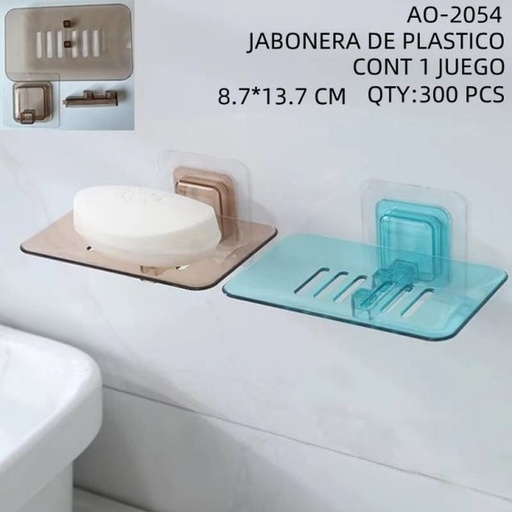 [AO-2054 [300 PZS/CAJA]] [AO-2954] JABONERA DE PLASTICO